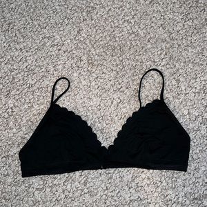 j crew scalloped bikini top